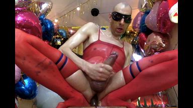 I jump on a dick in nylon underwear