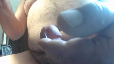 cum bare belly