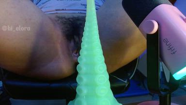 ASMR tentacle dildo