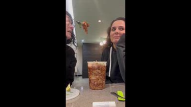 Jade and KC at Dinner
