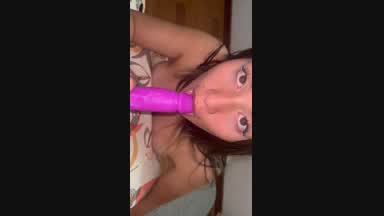 Your cock drowning me in my mouth