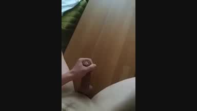 Big cum on table