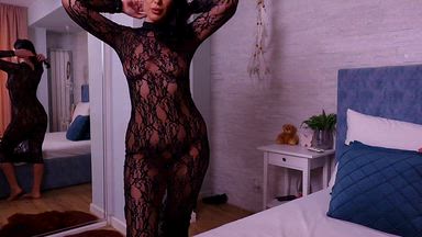 Black dress teasing