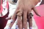 miss_nicole — 💜🤍new nail design for july🤍💜
