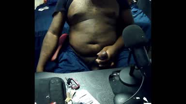 bluecubby — jacking off with cum 2