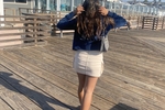 Bella at the pier