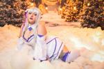 Emilia cosplay!! 🌸✨