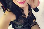 mistress v โ Sexy satin dress tease