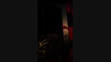 Taking a refreshing shower at night!