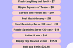Tip Menu!