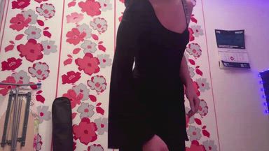 sexy black dress