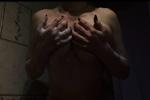 Naked boobs of Stacey n shower with foam