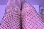 michaeltessa — Tessa fishnets and heels