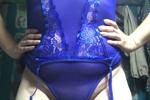 BLUE LACE LINGERIE