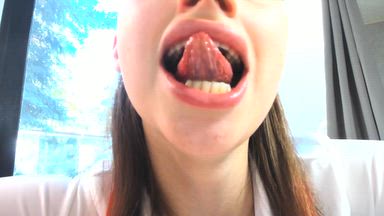 Nurse giving you an oral check 😷👅pt2