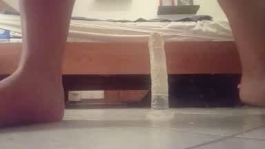 having fun with my dildo