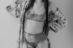 Black and white, exclusive material ^ψ^