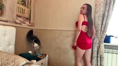 Red dress