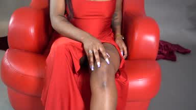 Sexy red dress