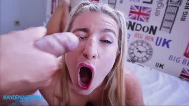 Massive Cum on my eyes and face