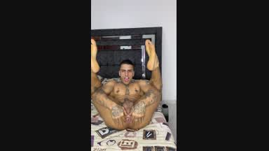 playing with my hole horseshoe pose