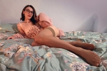 Home undressing photo shoot