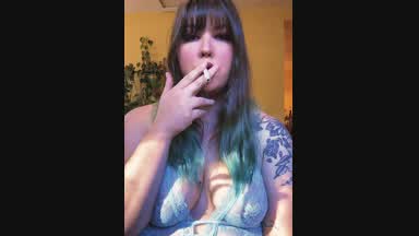 Smoking and feeling naughty
