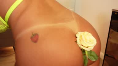 a rose and a big ass!!