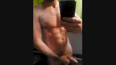 Jerk off in mirror