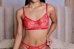 Sexy girl in red