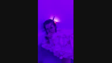 Digital purple bathing w me
