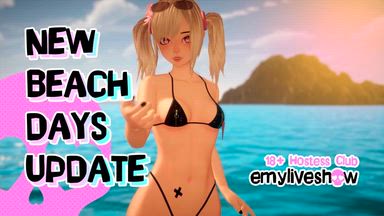 hentai hostess club โ EmyLiveShow Beach Days Trailer