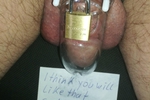 My caged cock 1. !