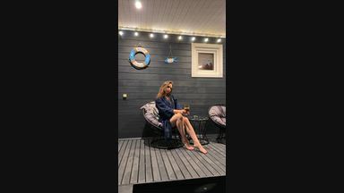 I'm relaxing in the bathhouse❤️