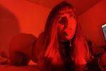 The fire of my curves under the red light