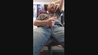 stroking to climax