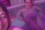 sunflower brandy and hard jo — hot tub