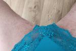 alex — Emerald green lace panties