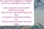 My room rules