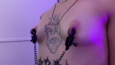 Pinches my nipples