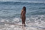 naked in beach