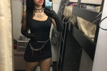 Soft goth look 🖤🖤