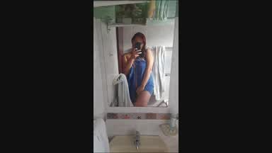 After a hot shower