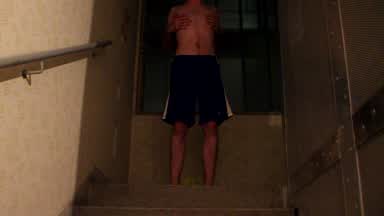 Horny in the Staircase