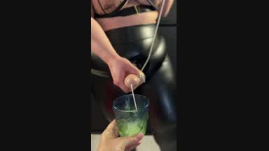 strapon show with a surprise