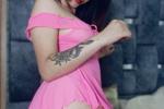A little pink