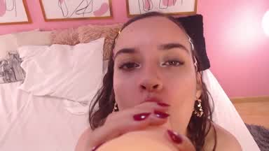 Sucking gently