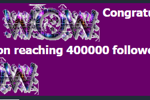 We did it