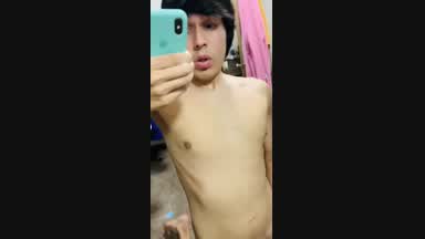 Cum on mirror