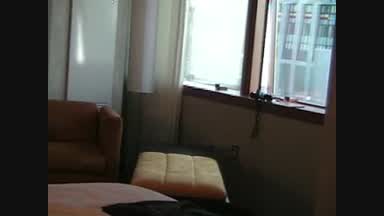 Hotel ottoman hump and stain